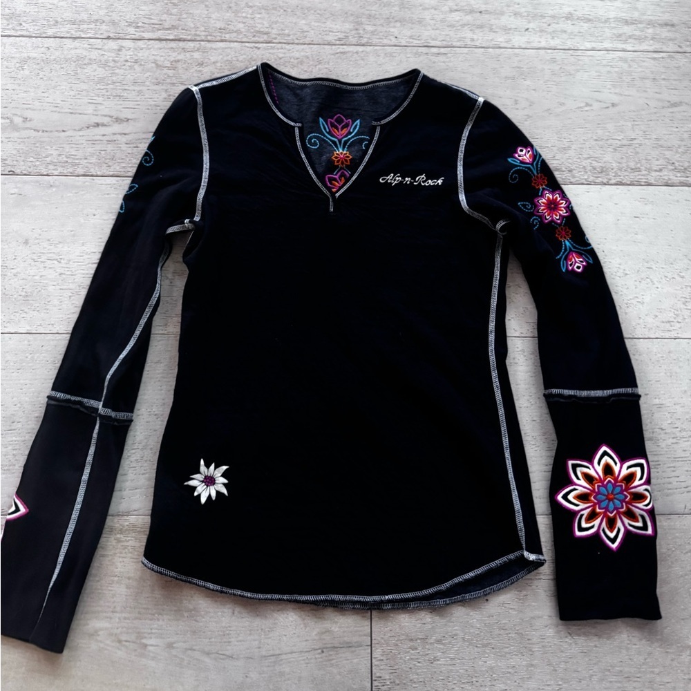 Alp N Rock Henley embroidered